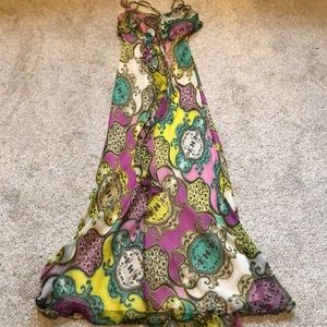 Multicolor lightweight maxi